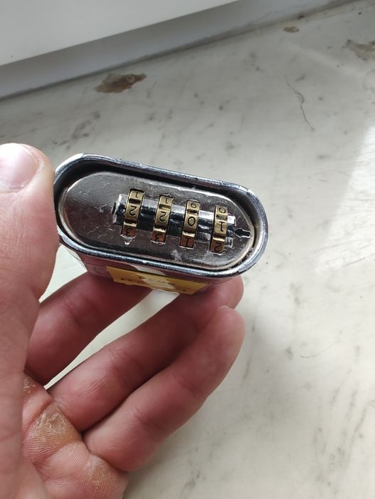 Kłódka z szyfrem Kasp security