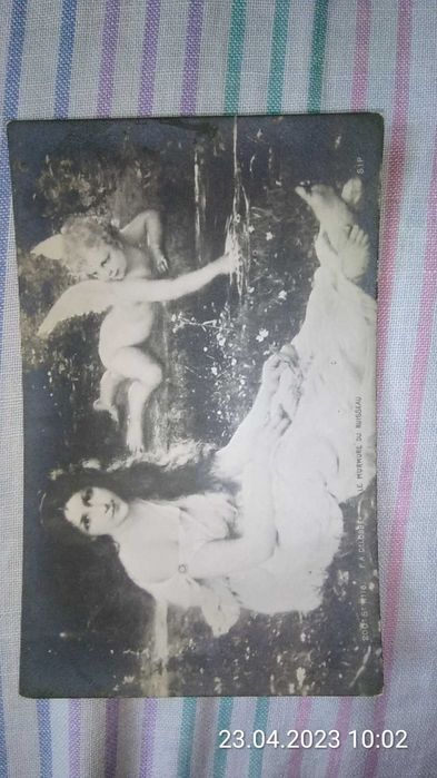 Pocztówka Carte Postale F.A. Delobbe le murmure du ruisseau