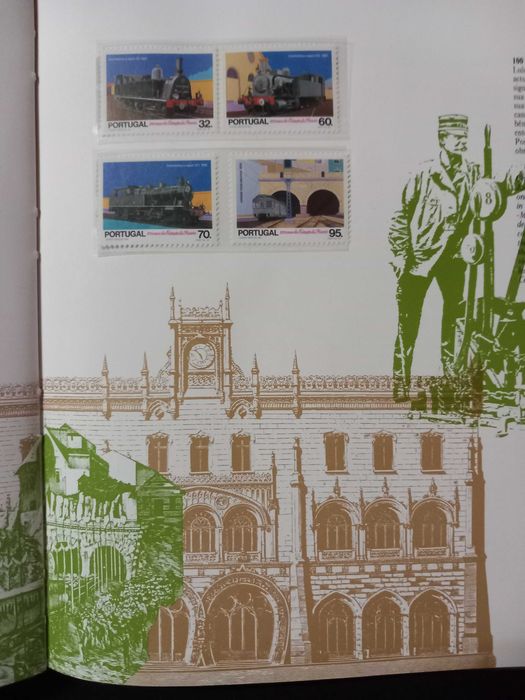 Filatelia - Livro Portugal em selos ano 1990