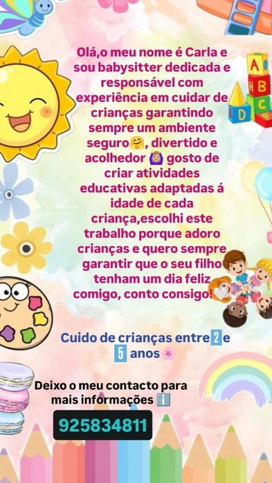 Babysitter , cuido de crianças