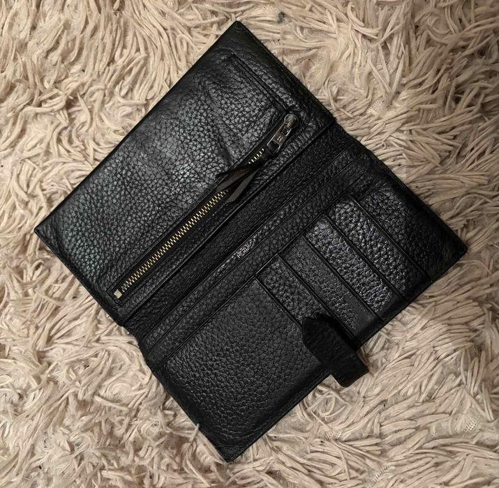 Кошелек гаманець натуральная кожа стиль Хермес Hermes