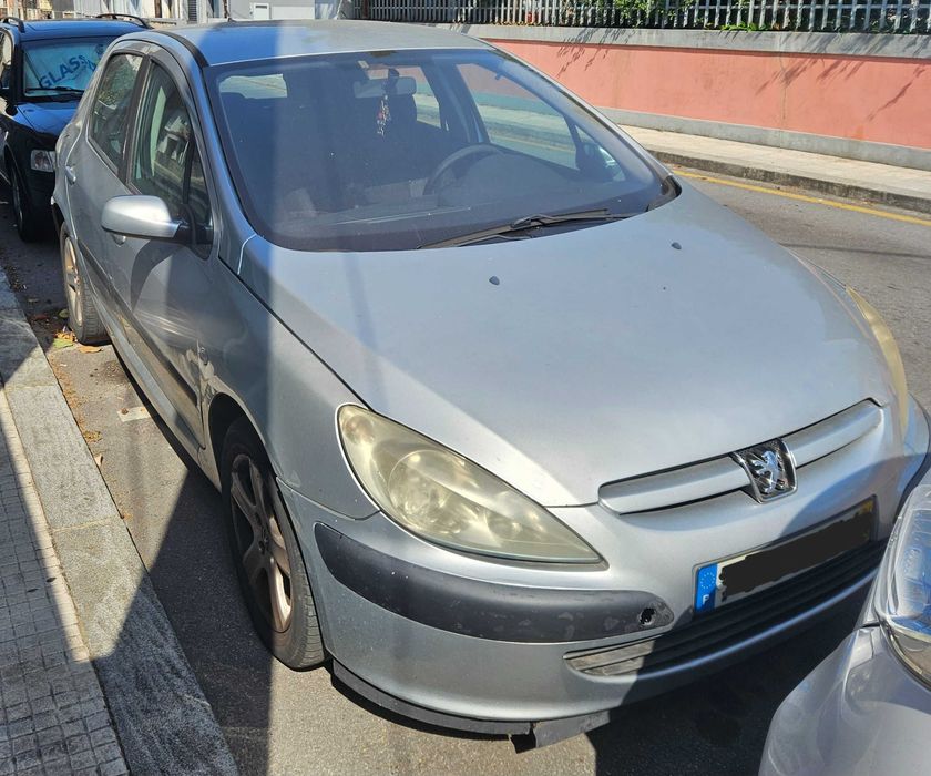 Peugeot 307 1.6 HDI motor avariado 110cv alterado 150cv