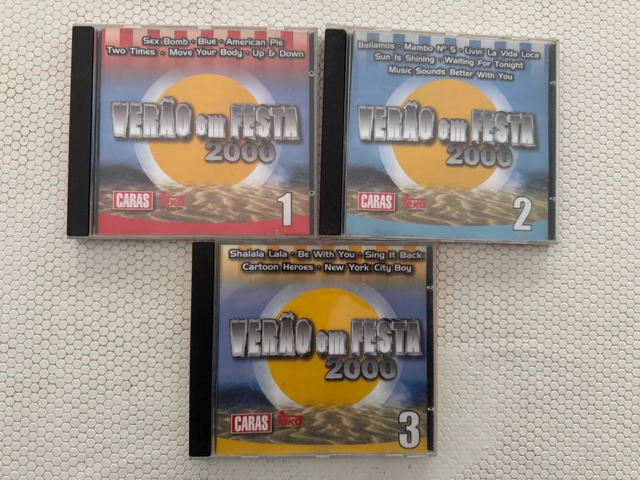 Coletânea 3 CD música - Verão em Festa 2000