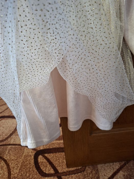 Теплое платье на девочку 104-110 размер