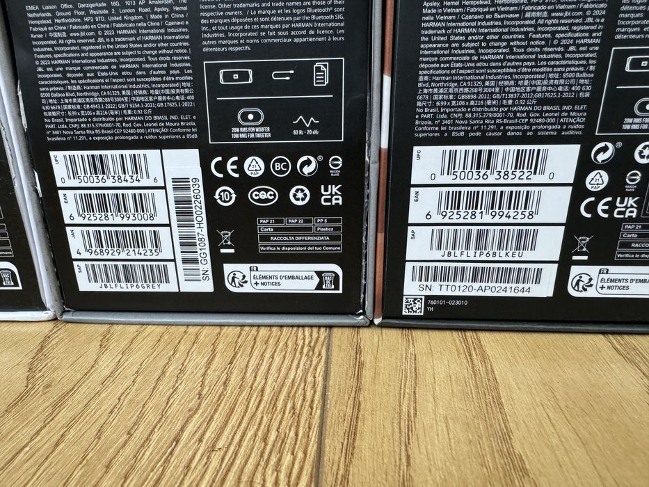 Колонка Jbl flip 6 чорна, біла, сіра