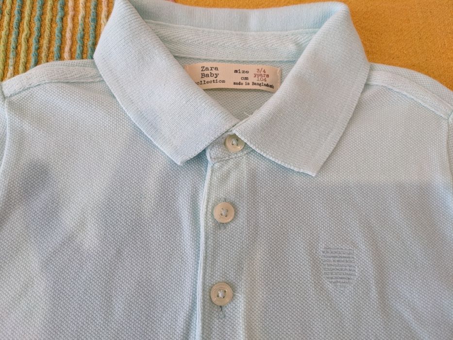 Polo em piqué para menino