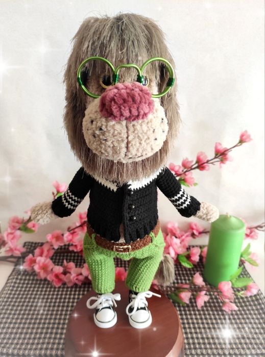 Лев (зв'язаний гачком ) handmade