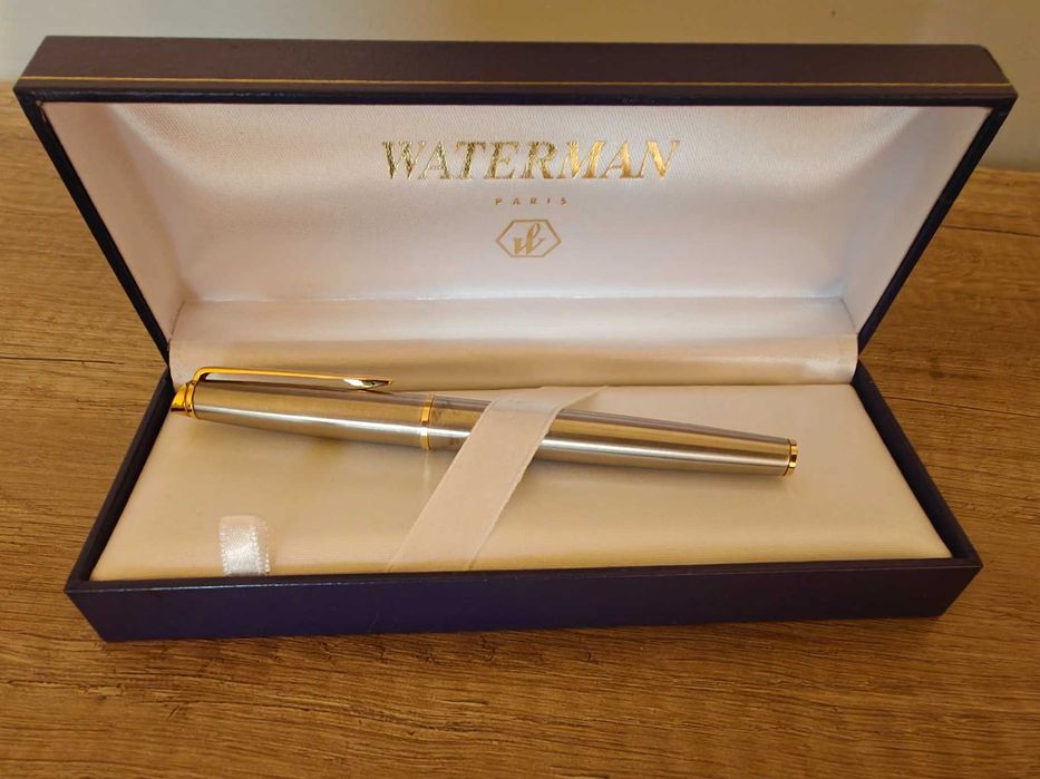 Pióro wieczne Waterman Paris w etui eleganckie stalowe