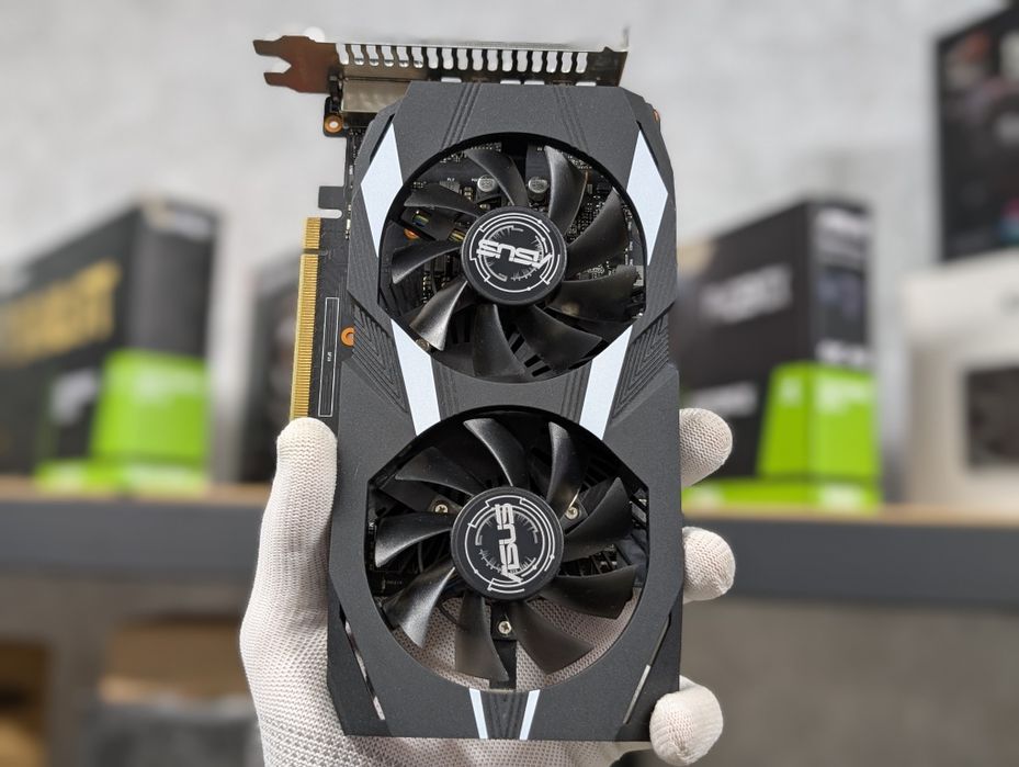 Відеокарта ASUS DUAL GTX 1650 4GB OC (GDDR6)  Гарантія | XPLAY