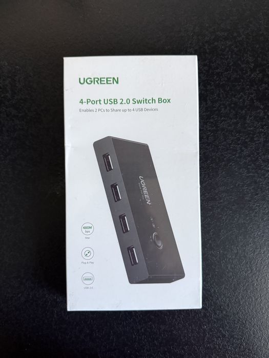 Ugreen Przełącznik Switch Kvm Usb 2X4 2.0 30767
