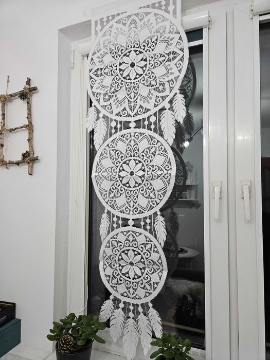 Panele okienne 45 x 140 cm łapacz snów dekoracja okno 2 sztuki