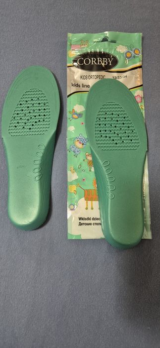 Wkladki nowe supinujace ortopedyczne kids 32/33/34