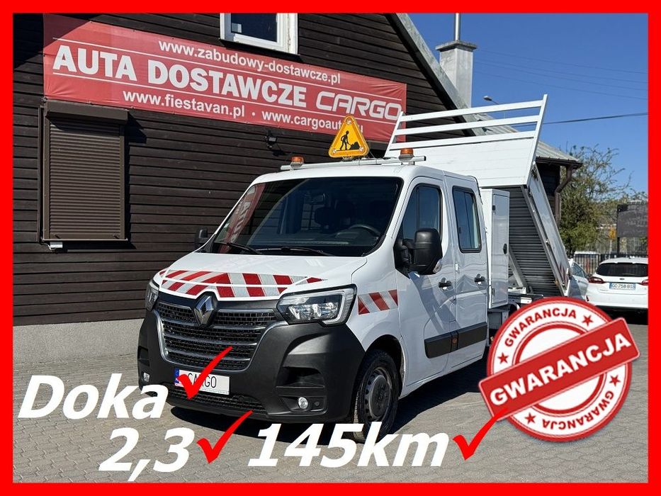 Renault Master  2,3 145KM Doka Wywrotka   Hak  Tempomat  Klima GPS Kamera \\