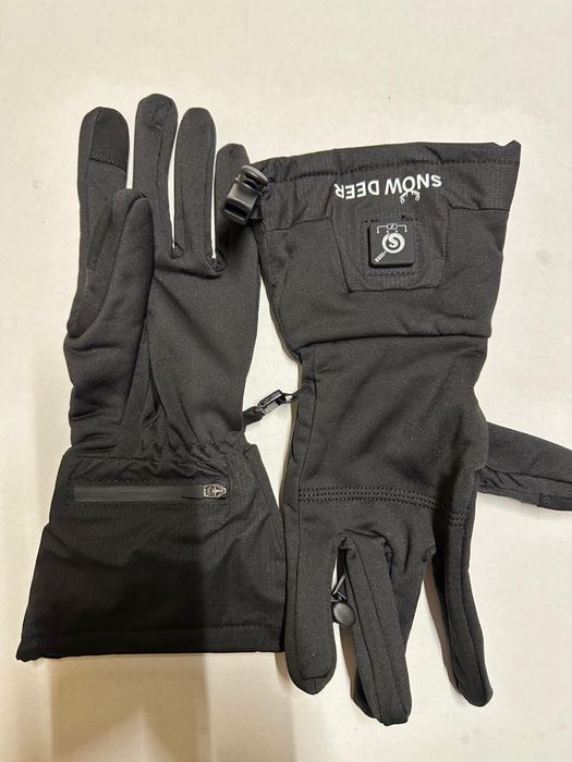 Podgrzewane rękawice elektryczne rozm.L, z przyciskiem ON/OFF