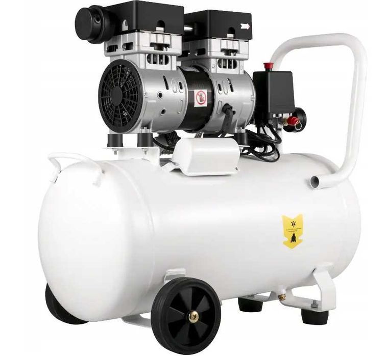 Компресор 7 бар безмасляний Vevor 50 л Компрессор безмасляный