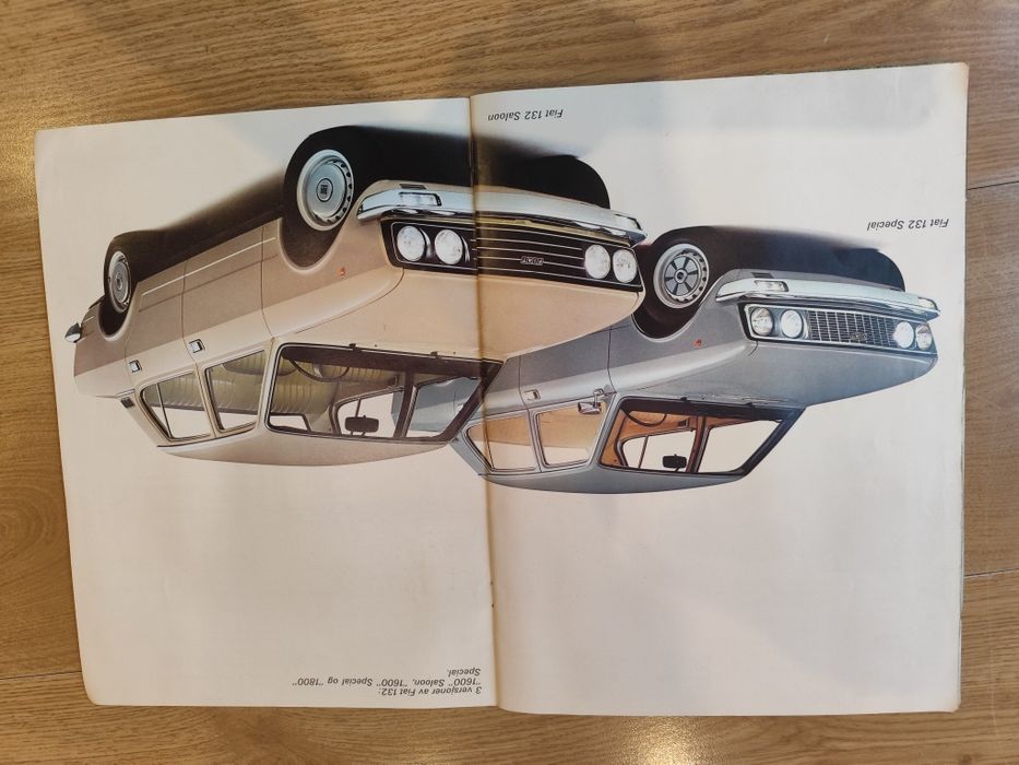 Prospekt reklamowy Fiat 132 DOSTAWA W CENIE