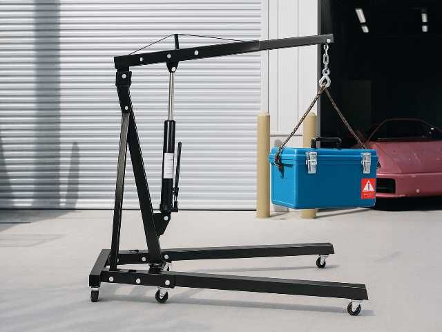 Кран гідравлічний гаражний 2Т NEO кран гидравлический для двигателя