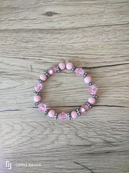 Bransoletka różowa