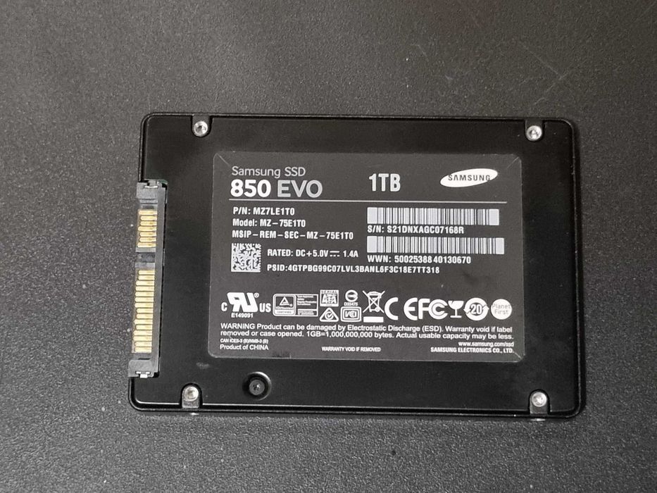 жорсткий диск SSD Samsung 850 EVO 1Tb
