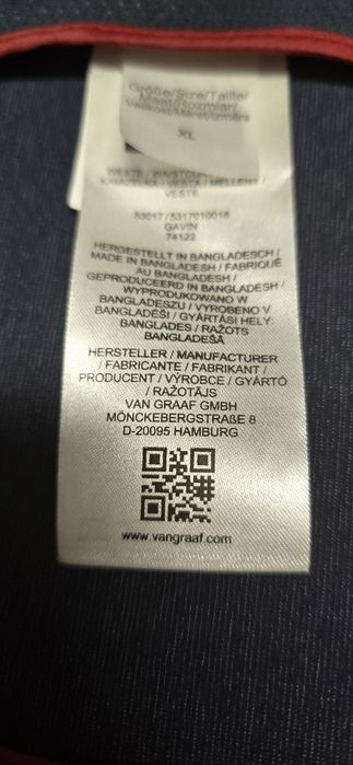 Finshley&Harding London bezrękawnik z kapturem r.XL.