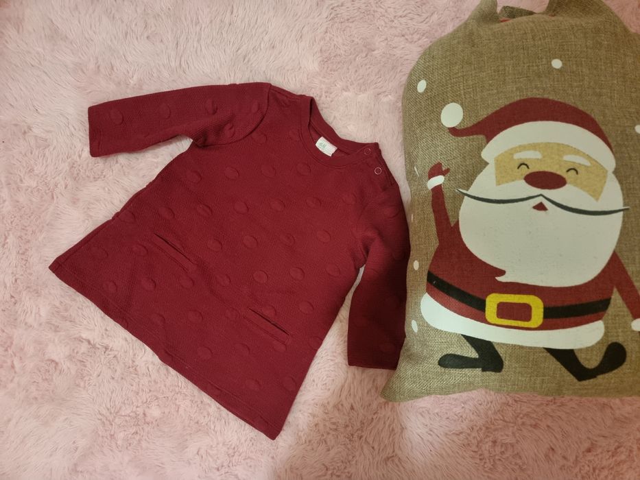 Sukienka sweterkowa świąteczna (i nie tylko) marki H&M