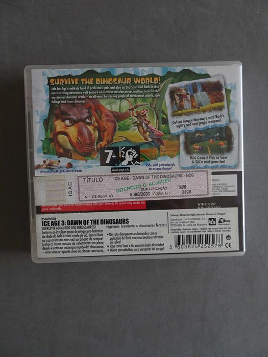 Jogo Nintendo DS - Ice Age 3 Dawn of the dinosaurs
