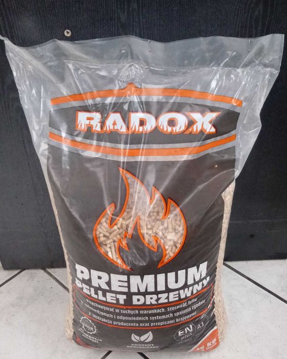 Pellet drzewny 6mm Radox Premium z certyfikatem A1 EN Plus Sztum • OLX.pl