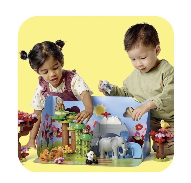Конструктор Lego Duplo Дикі тварини Азіі (10974),оригінал