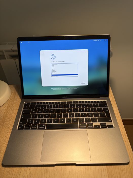 Macbook air M1 8Gb ram e 256gb de memoria