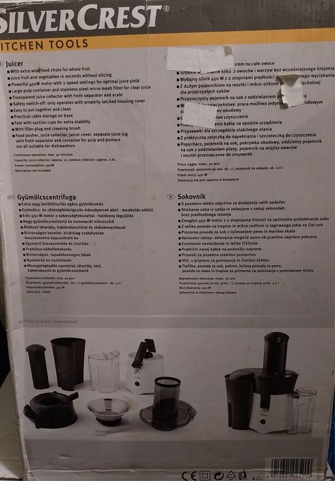 Sokowirówka Silvercrest Lidl