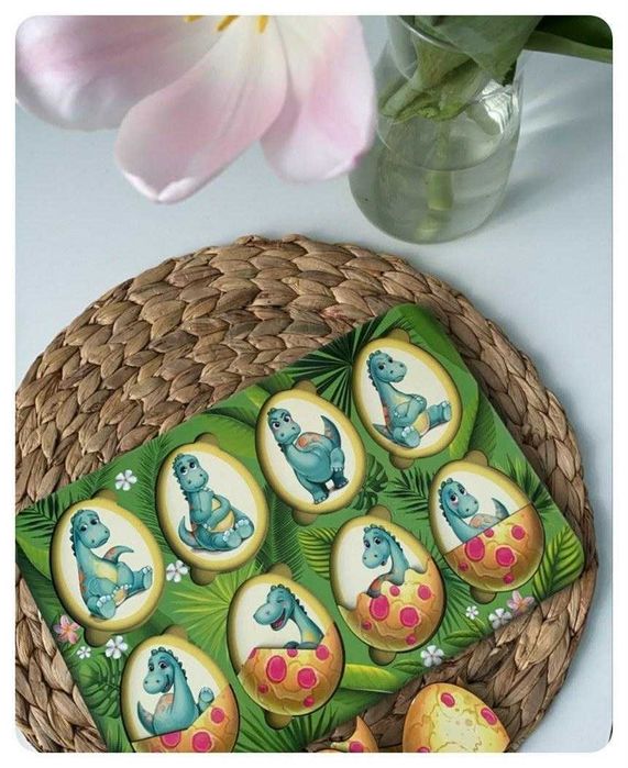 Drewniane puzzle «Emocje dinozaurów»