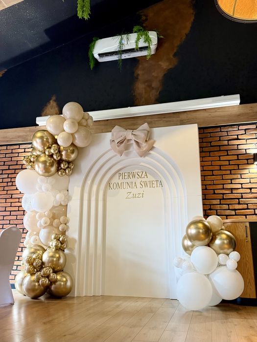 Ścianki balonowe  Chrzest • Komunia • Baby Shower • Roczek • Urodziny