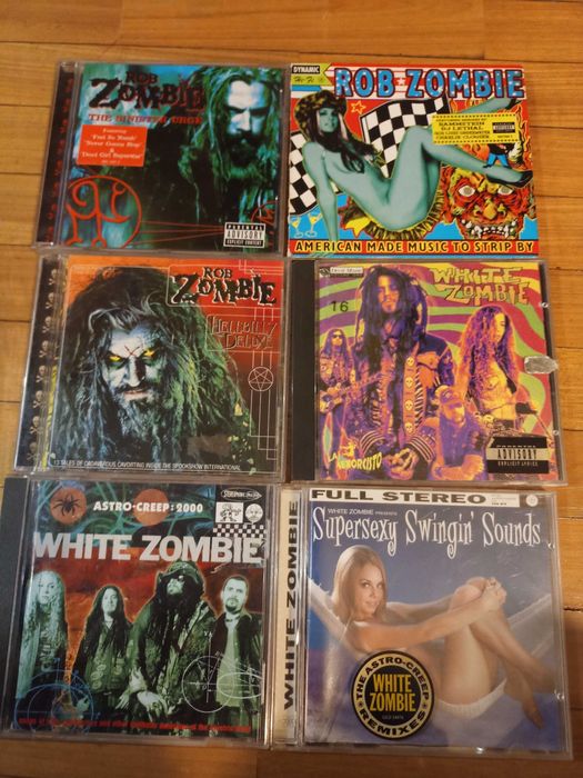 CDs white zombie+Rob zombie