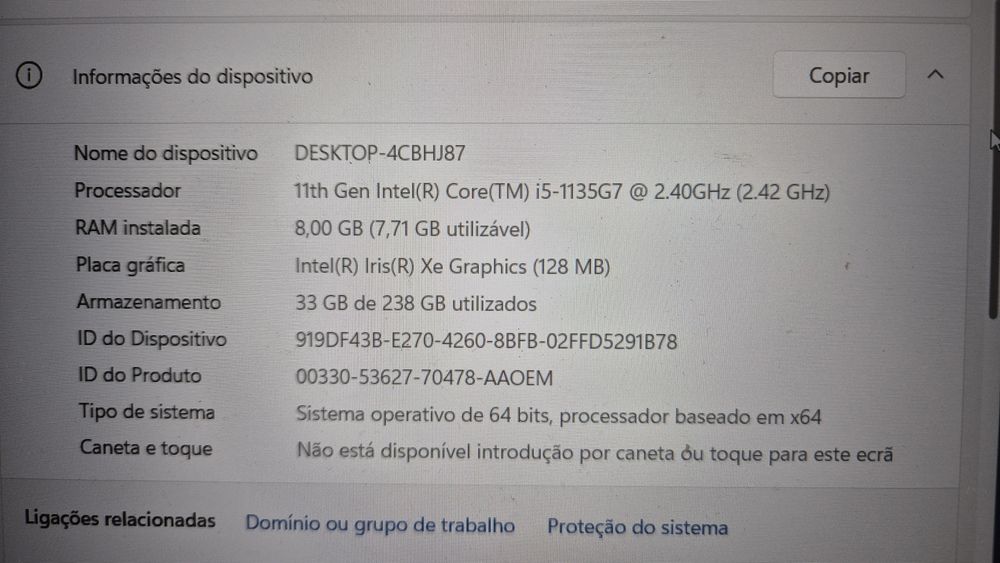 Portátil Lenovo Thinkpad