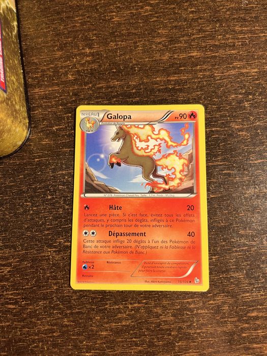 Karty pokemon oryginalne starsze Rapidash XY Flashfire 2014