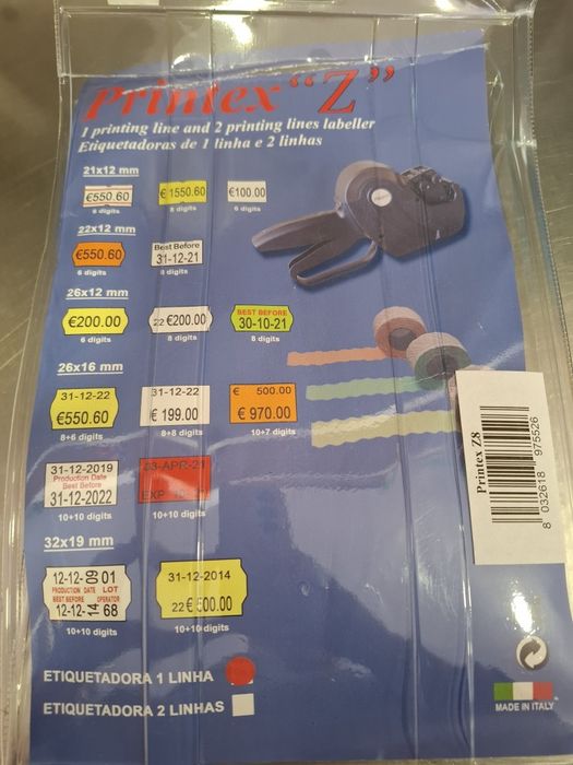 Maquina de etiquetar