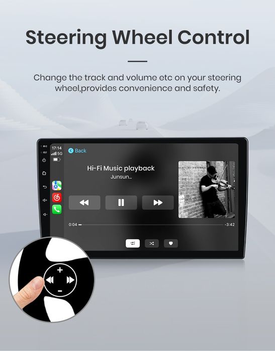 Rádio 9" android Ford Kuga & C-Max 2/32GB CARPLAY WIFI GPS Novo
