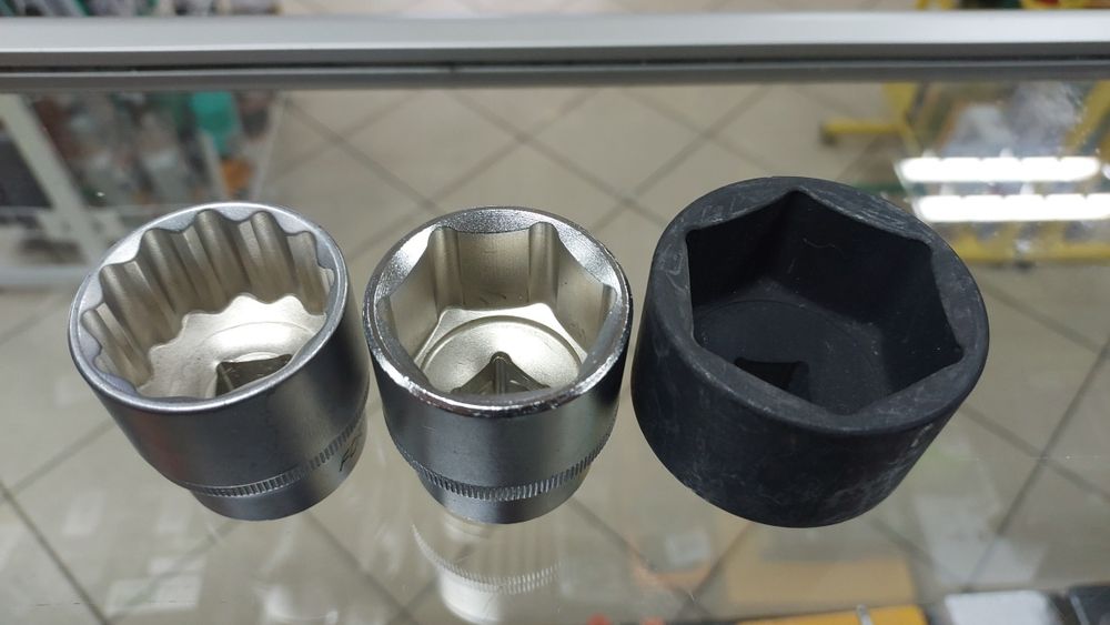 Головки торцевые 1/2, 3/4, 1 дюйм(а). E-профиль.