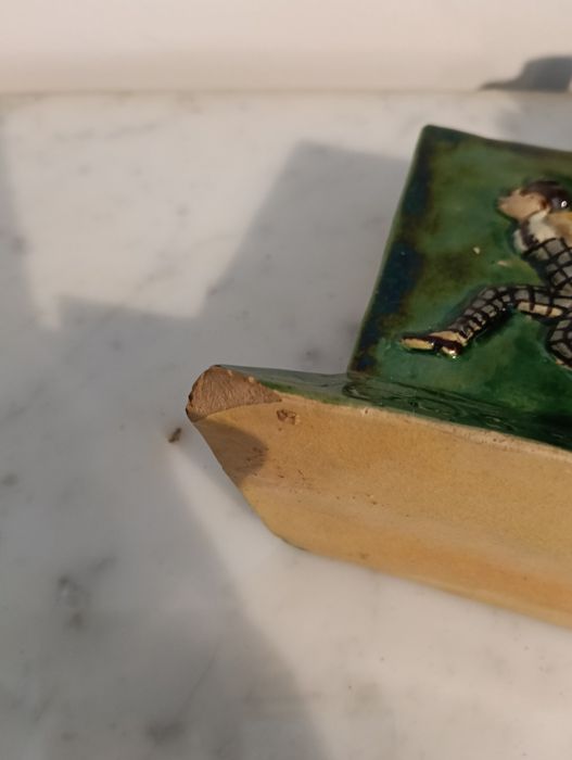 Raro Porta-cartas Bordalo Pinheiro