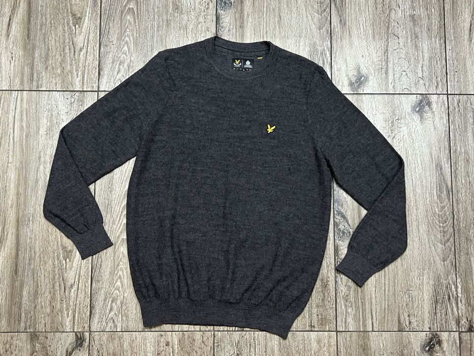 Męski sweter Lyle & Scott 100% Wełna roz L Stan idealny