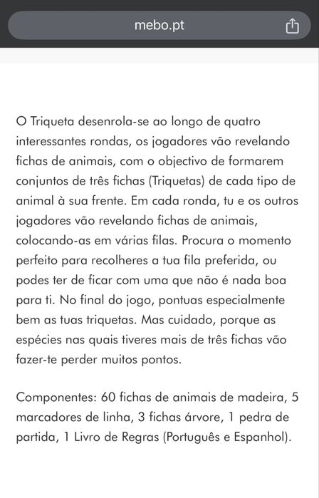 Jogo de tabuleiro Triqueta