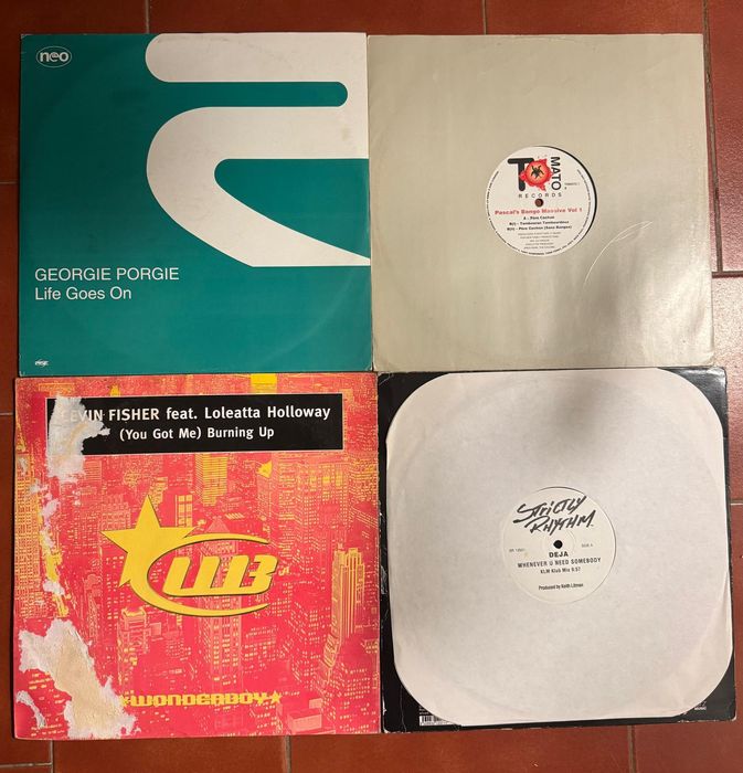 Lote 20 discos vinil - House, Garage House, Tech House, Progressive