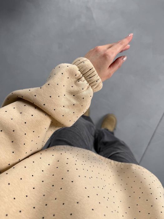 Кофта худі в стилі zara блискуча з блискітками