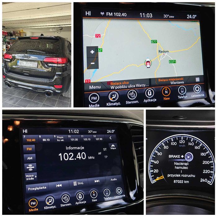 Konwersja Polonizacja Jeep Chrysler Dodge uConnect