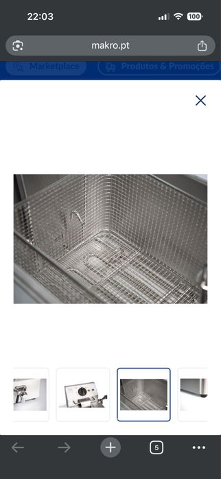 Fritadeira Elétrica METRO Professional 8L — Como Nova