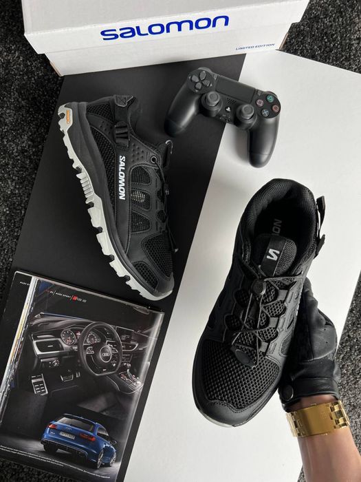 Крутезні чоловічі кросівки Solomon Techamphibian 5 Black Grey! Нові! Розміри: 41-45