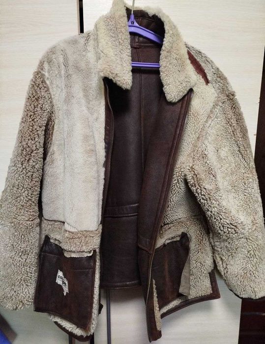 Натуральная кожаная дубленка