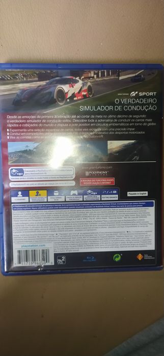 Gran Turismo sport PS4 jogo de corridas realistas