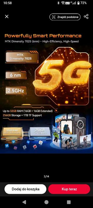 Smartfon 5G CUBOT 11