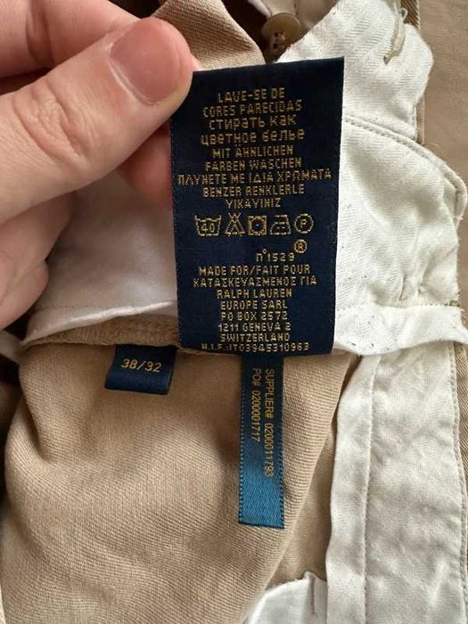 Spodnie Polo Ralph Lauren Chino świetny stan klasyczny beż 38/32 M/L